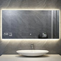 Smart spiegel met led verlichting infrarood verwarming 60X100 350Watt