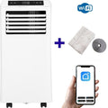 Mobiele airco Wifi ontvochtigen en ventileren met raamafdichting en luchtreiniger 9000btu