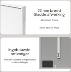 Byecold - Infraroodpaneel Vrijstaand/Wandmontage WiFi 350W 60x60