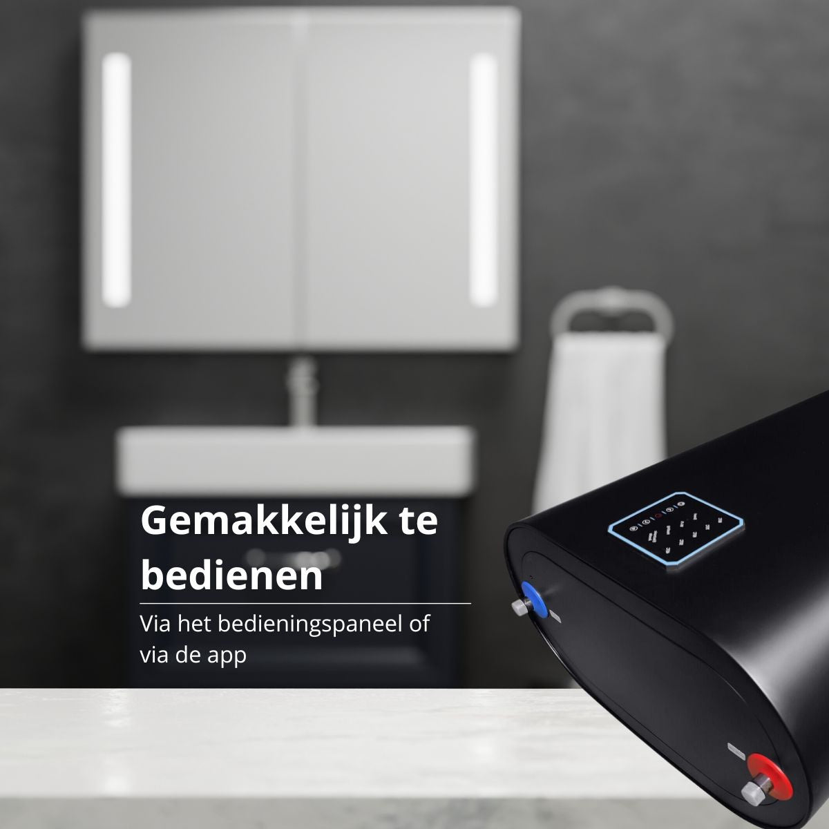 QH - Elektrische boiler 80L met Wifi