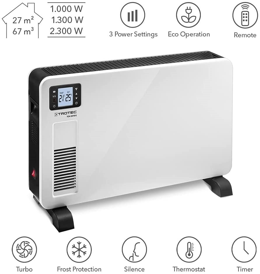 Easy Comfort Wifi Elektrische Kachel Vrijstaand 2000W