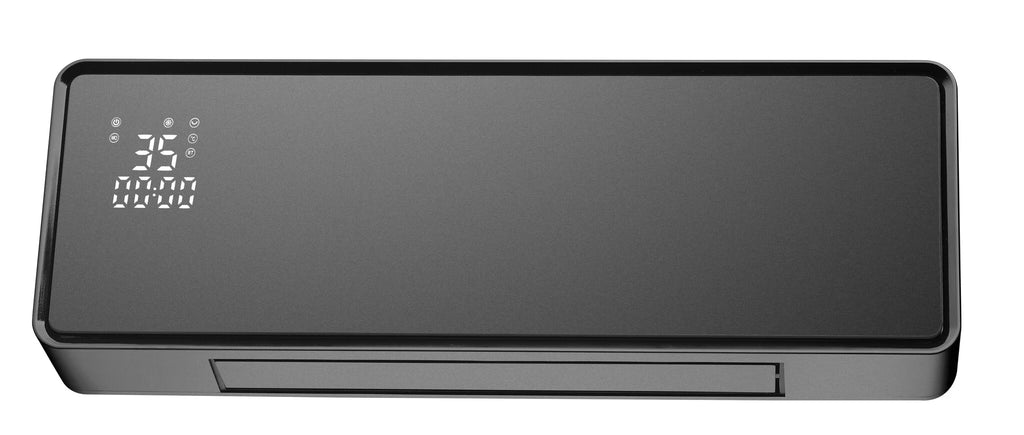 Keramische wandverwarming ThermoBlack met Wifi thermostaat