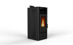 Pelletkachel - 9.6 kW 80 -90 m² - 5 niveaus - timer - KM1009A - Black