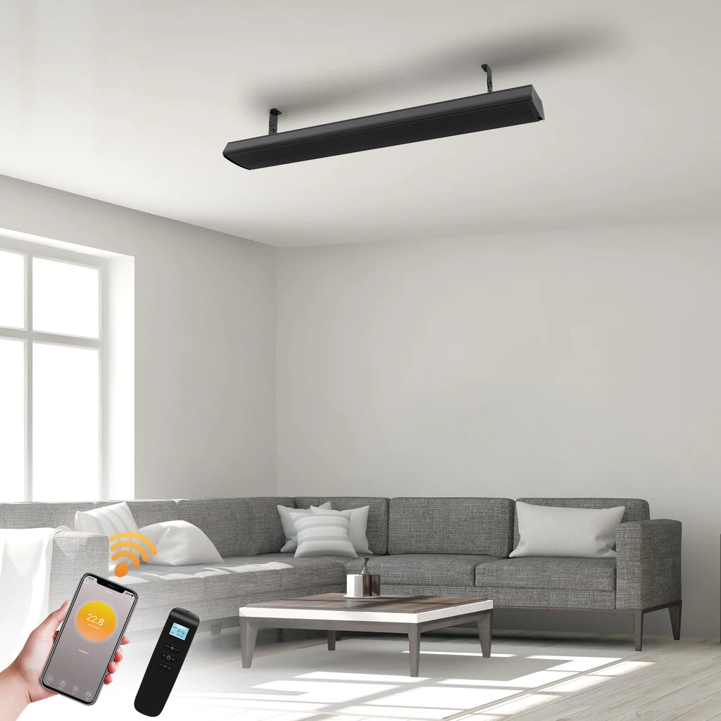 Infrarood terrasheater Thermolux met wifi en thermostaat