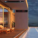 Infrarood terrasverwarmer Calore black heater instelbaar met 1600 - 3200Watt