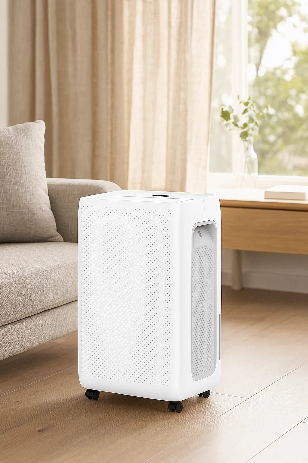 Slimme luchtontvochtiger compact 20 Liter Wifi met carbon filter