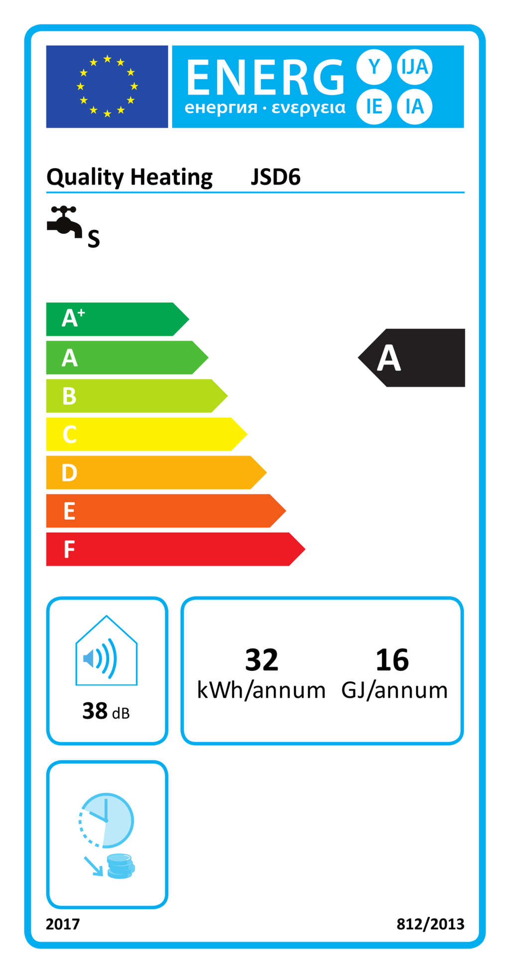 Propaan geiser - LPG geiser 6 Liter / minuut Boiler