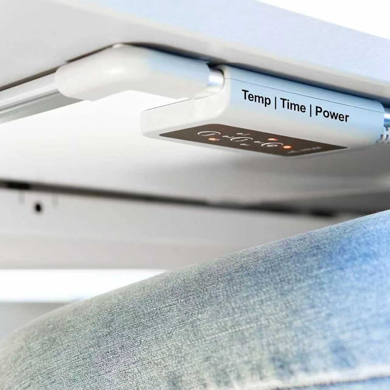 Infrarood verwarming voor bureau - 215 watt - 60 x 60 cm