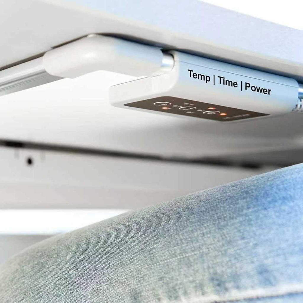 Infrarood verwarming voor bureau - 215 watt - 60 x 60 cm