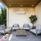 Infrarood terrasverwarmer Whitewarm Wifi 1800 - 2400Watt