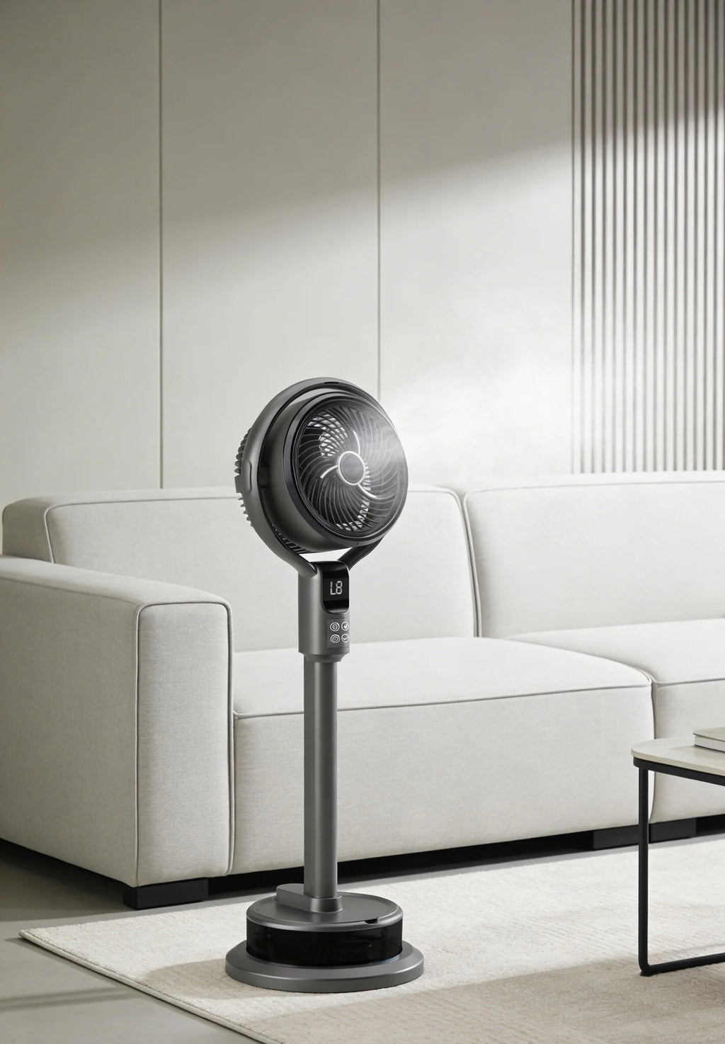 Mistventilator met afstandsbediening, timer en luchtbevochtiger