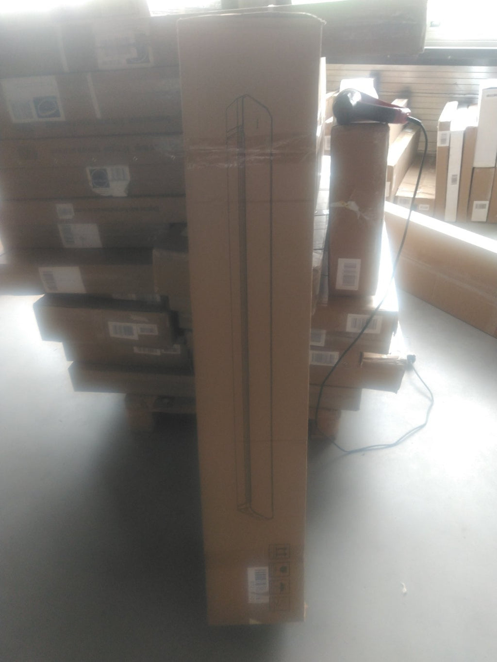 Tweedekans - Infrarood terrasverwarmer Calore black heater instelbaar met 1600 - 3200Watt - 2200Watt 1160*180*77mm
