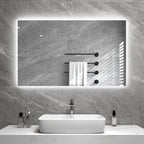 Tweedekans - Spiegel met led verlichting infrarood verwarming 60X100 580Watt - Default