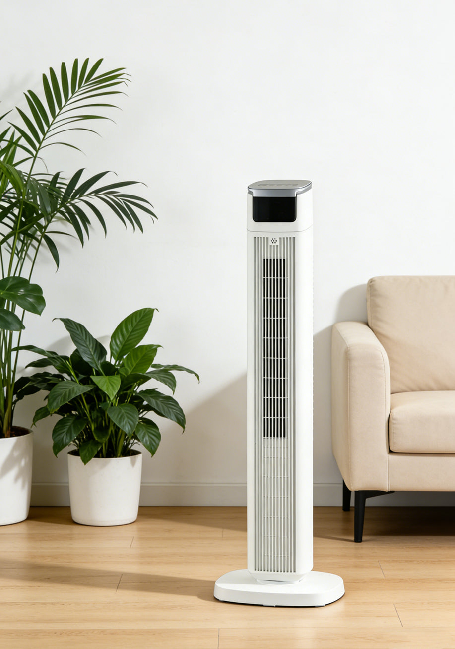 Torenventilator met afstandsbediening en timer