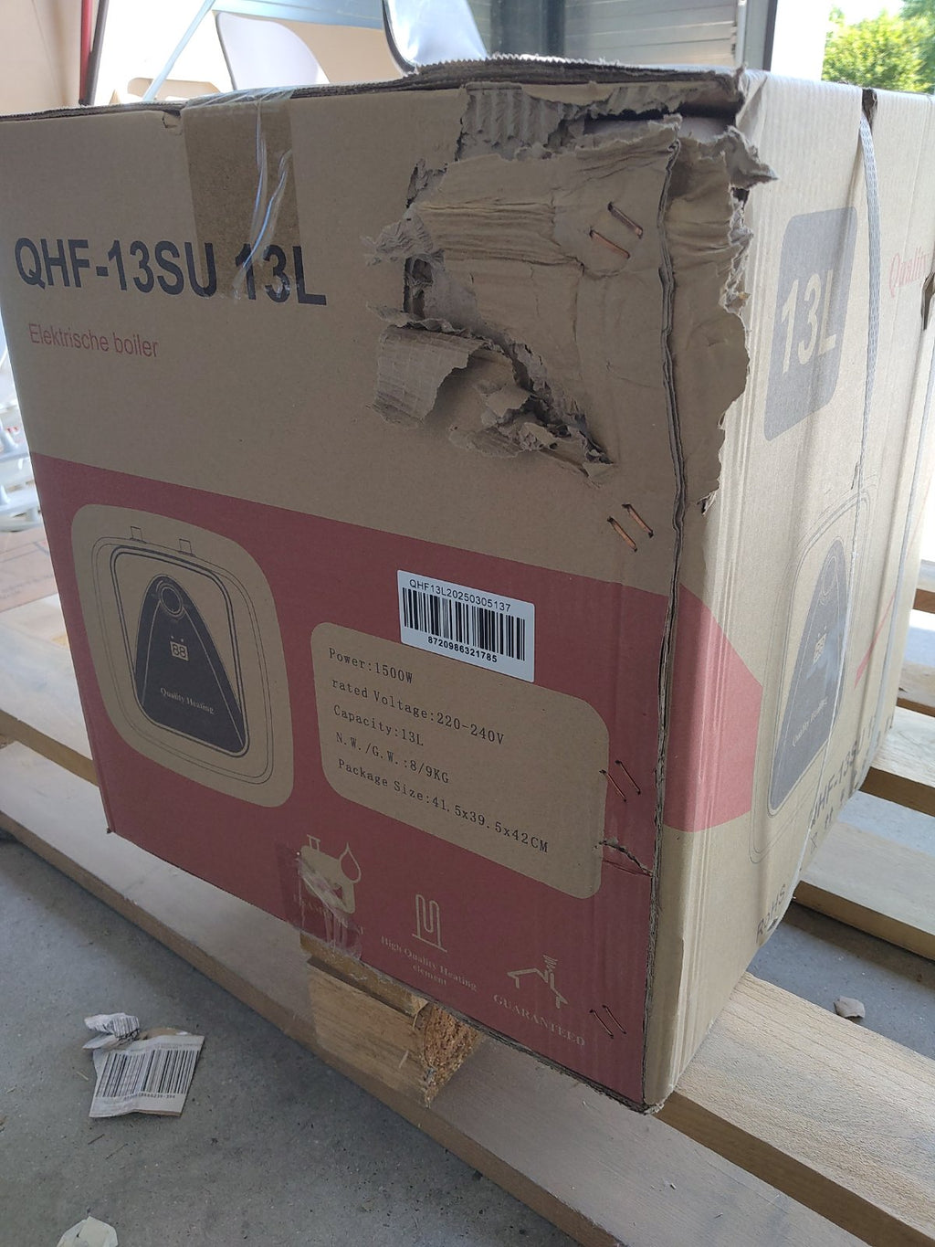 Tweedekans - 13 Liter keukenboiler Extra Life Quality Heating - Default