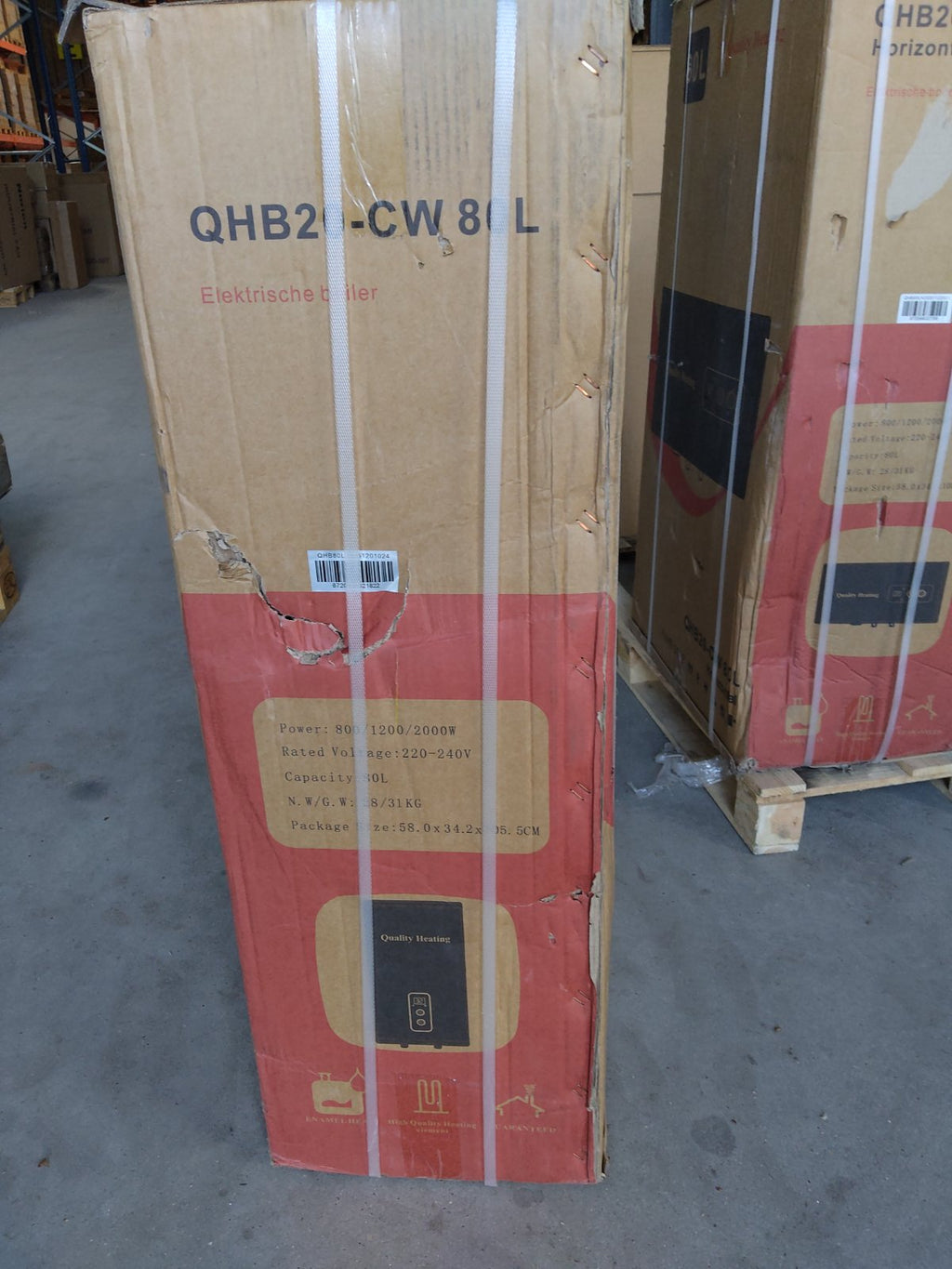 Tweedekans - 80 Liter QH dual tank elektrische boiler met digitale bediening - Default