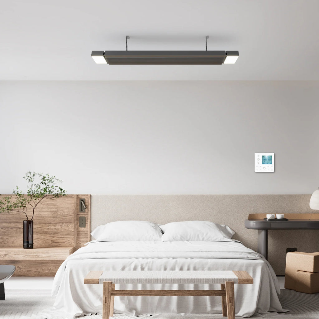 Tweedekans - Infraroodstraler Led GlowBeam Wifi met afstandsbediening - 1800Watt met 40Watt led