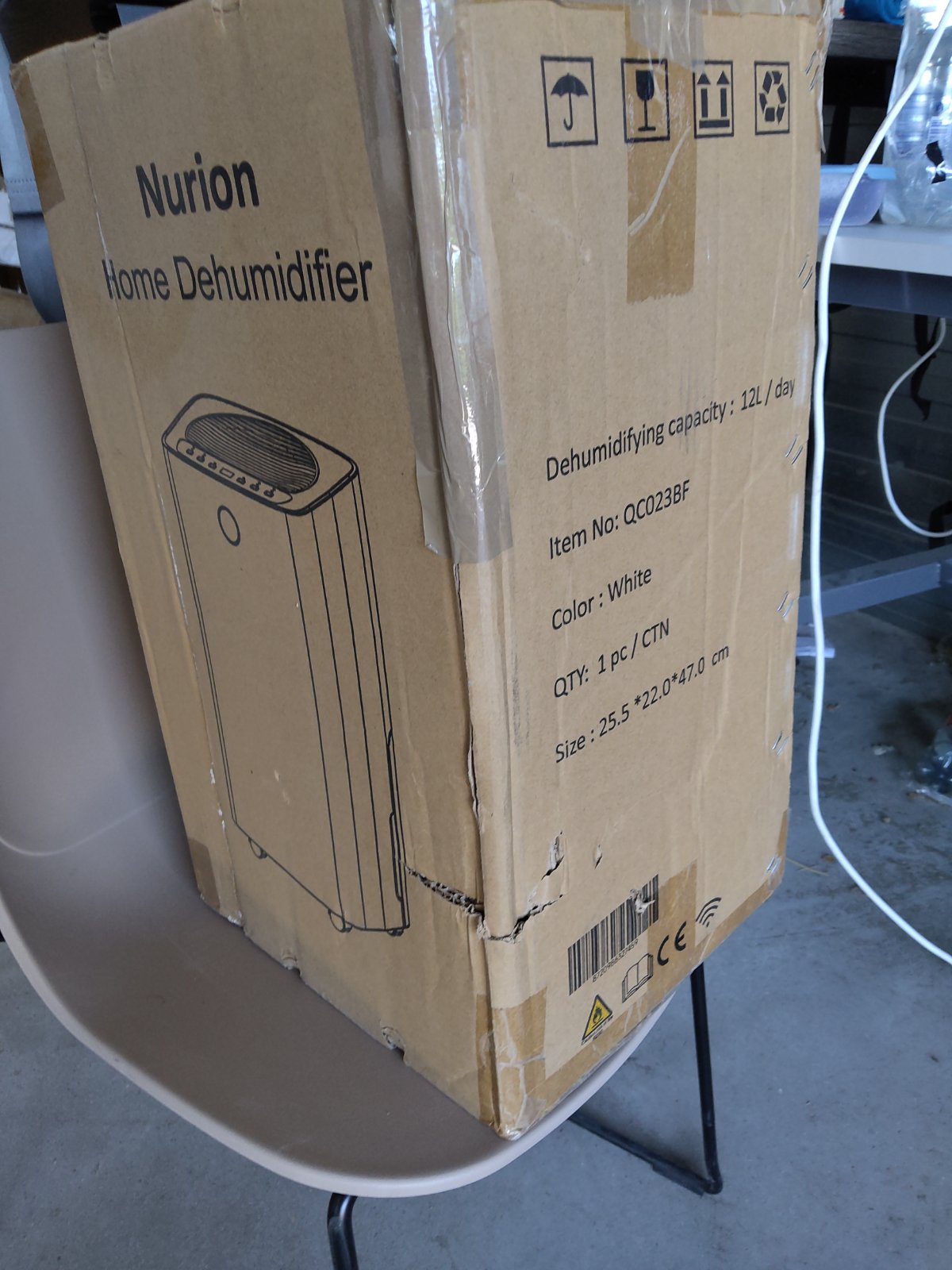 Tweedekans - Slimme luchtontvochtiger compact 12 Liter Wifi met carbon filter - Default