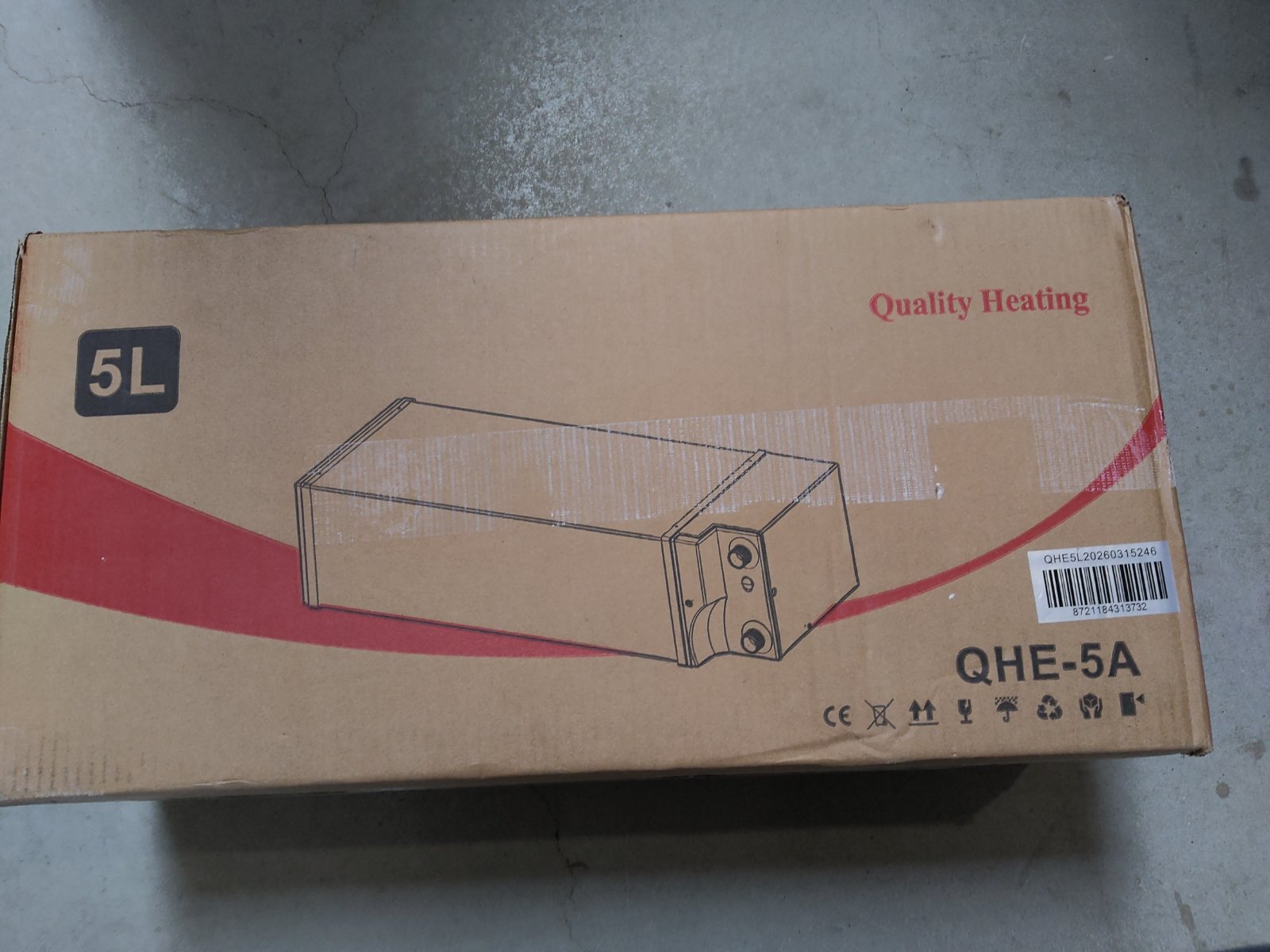 Tweedekans - Plintboiler keukenboiler 5 Liter 2000Watt rvs QH-line - Default
