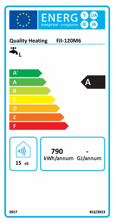 120 Liter QH Wifi dual elektrische boiler met digitale bediening