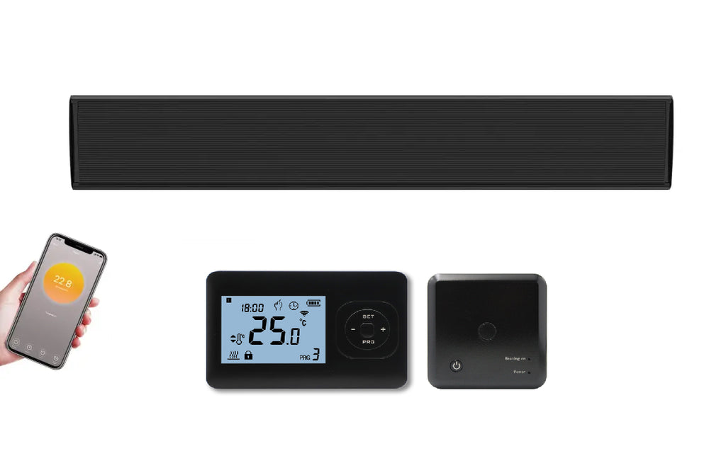 Tweedekans - Infrarood terrasheater Thermolux met wifi en thermostaat - 2400Watt