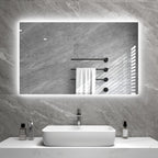 Tweedekans - Spiegel infrarood verwarming met led verlichting 60 x 120 cm 700Watt - Default