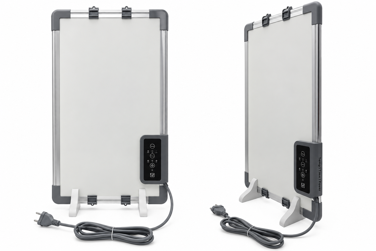 Infrarood verwarming voor bureau - 215 watt - 60 x 60 cm