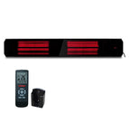 Tweedekans - Infrarood terrasverwarmer Calore  black heater instelbaar met 1600 - 3200Watt - 1600Watt 810*180*77mm