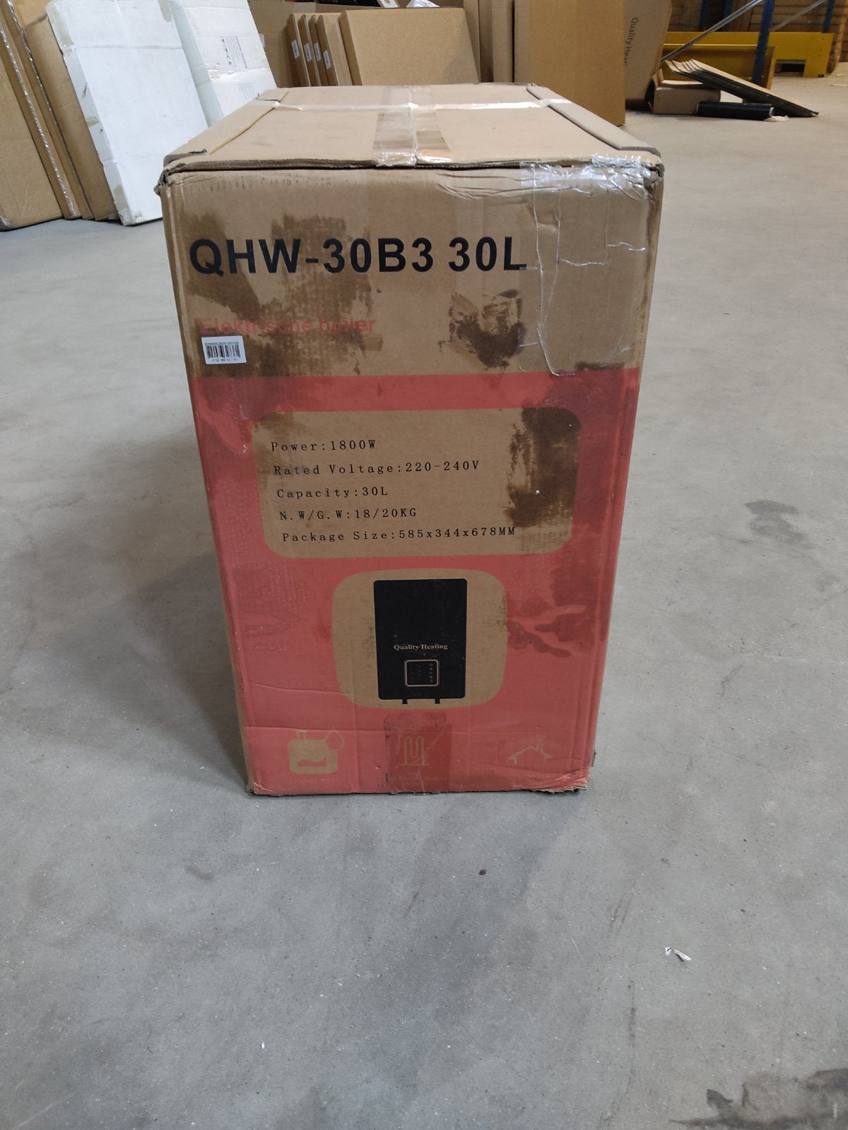Tweedekans - 30 Liter Performance QH Wifi dual elektrische boiler met digitale bediening - 30 Liter Performance QH Wifi