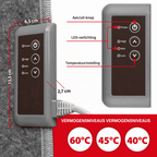 Vouwbaar mobiel infraroodpaneel met 3 warmtestanden - 165W