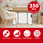 Infrarood verwarming vouwbaar 350Watt - Timer - Instelbaar