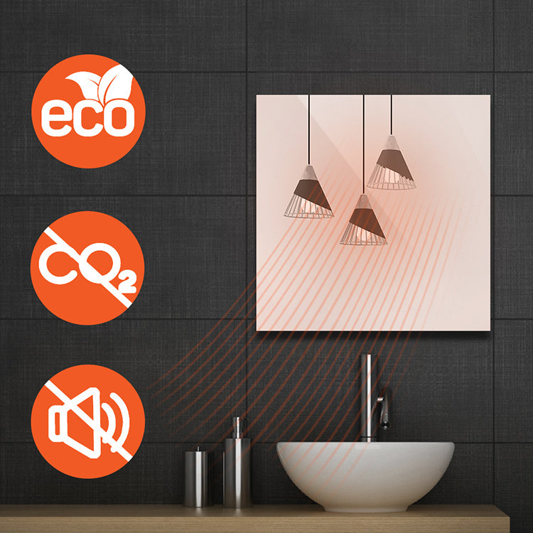 Byecold - Infrarood Verwarming Spiegel 700W