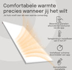 Byecold - Infraroodpaneel Vrijstaand/Wandmontage WiFi 350W 60x60