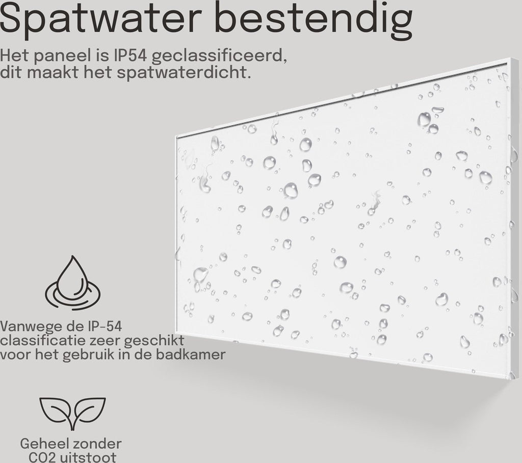 Byecold - Infraroodpaneel Vrijstaand/Wandmontage WiFi 350W 60x60