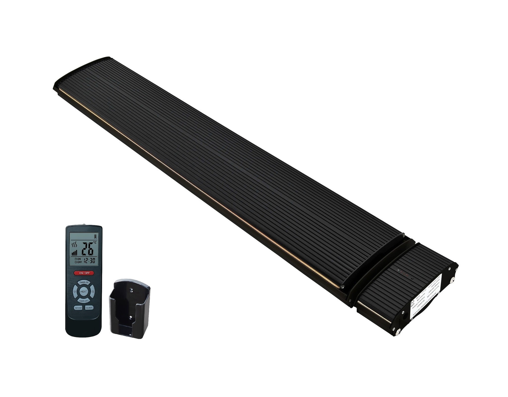 Terrasverwarmer Black Heater Afstandsbediening 2400W