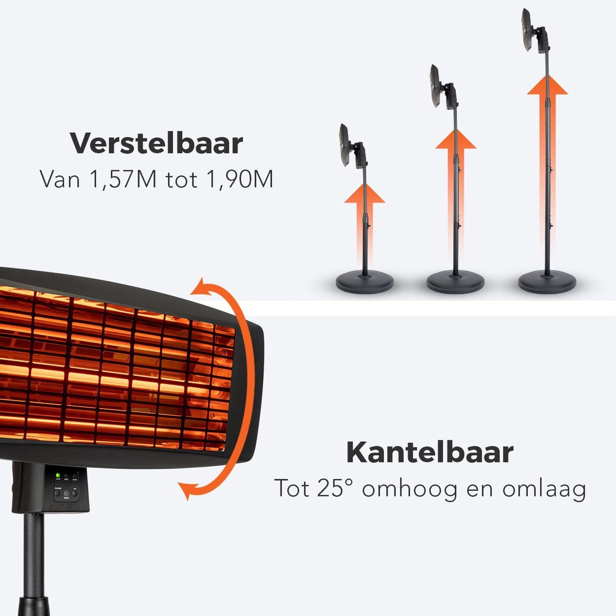 Infrarood Terrasverwarmer 3 Wattages