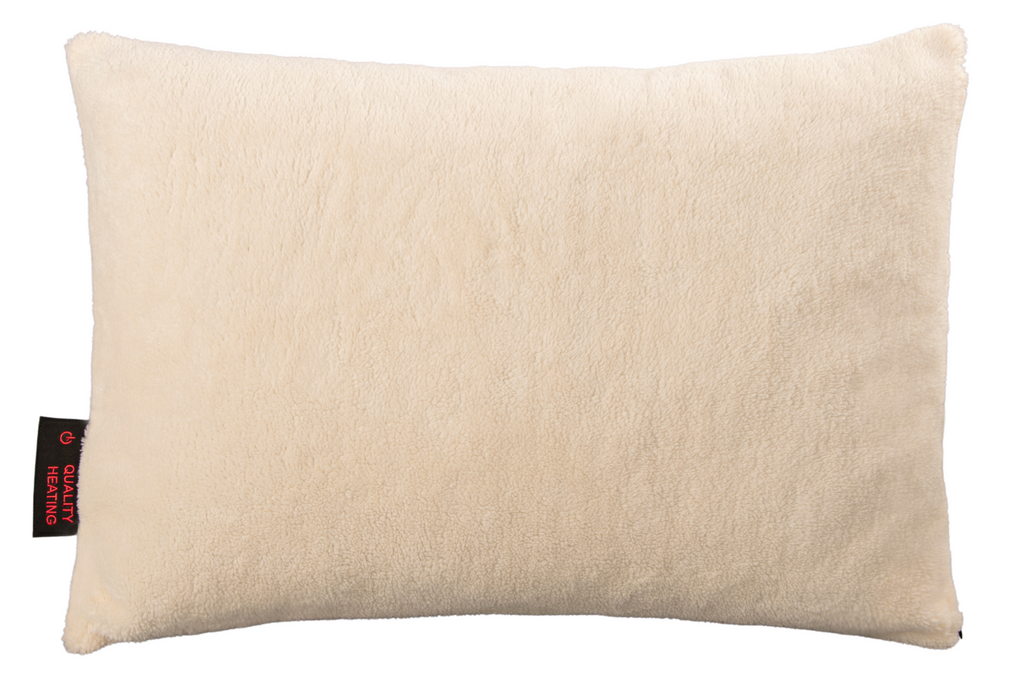 Luxe Teddy Warmtekussen Wit 45x65cm