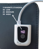 Infrarood bureau onderlegger 40 x 80 cm vermogen instelbaar