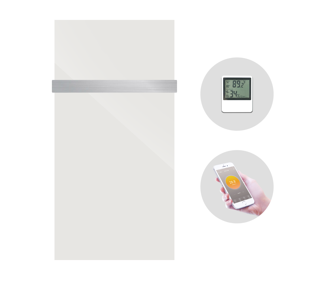 Byecold Infrarood Paneel Badkamer met Wifi Wit 700W