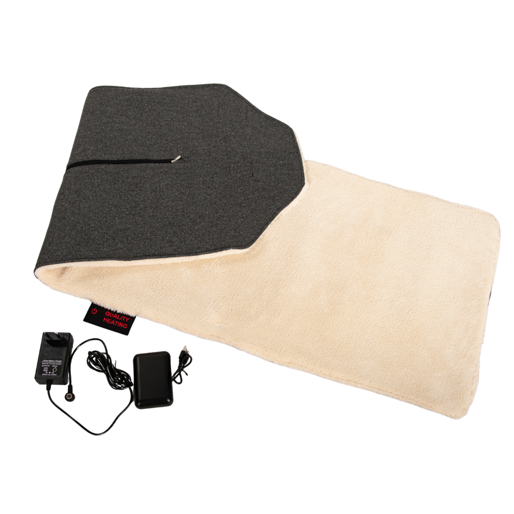 Warmy warmtedeken draadloos en oplaadbaar met infrarood