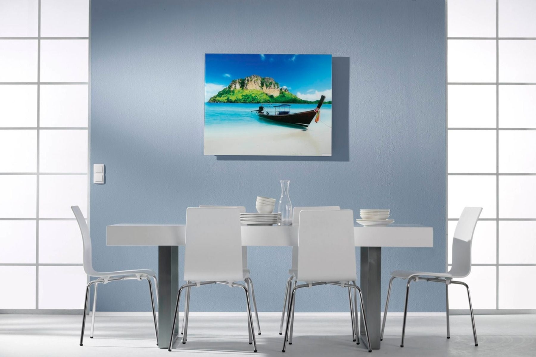 Eigen Bedrukt Glazen Infrarood Paneel (Zonder Omkader)