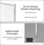 Byecold - Infraroodpaneel Vrijstaand/Wandmontage WiFi 700W 120x60