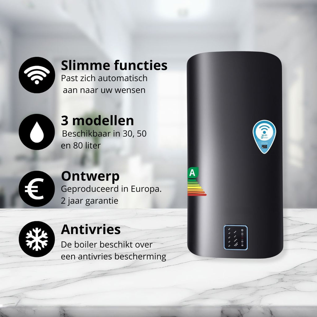 QH - Elektrische boiler 80L met Wifi