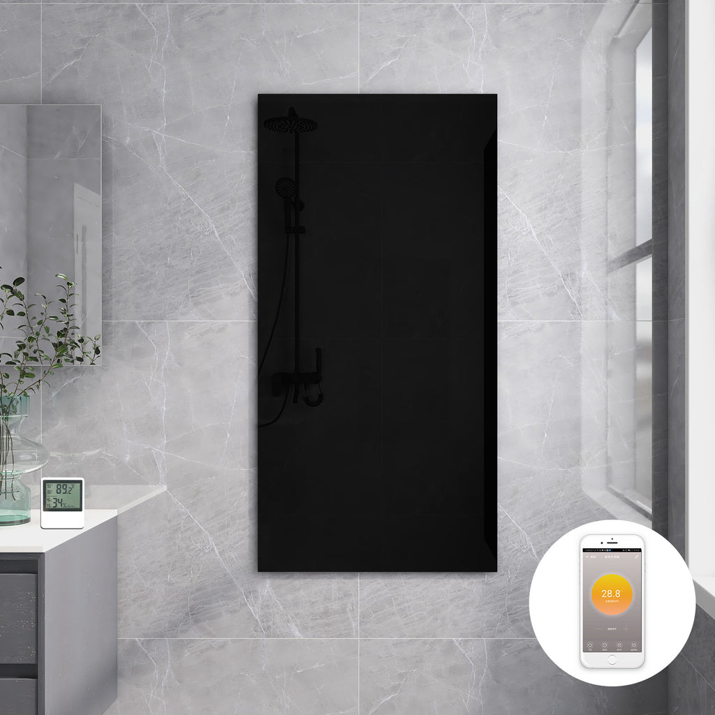 Byecold Infrarood Paneel Badkamer met Wifi Zwart 700W