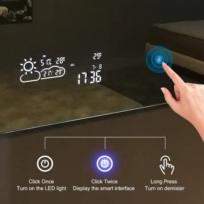 Byecold - Smart Wifi Infrarood Spiegel 250W