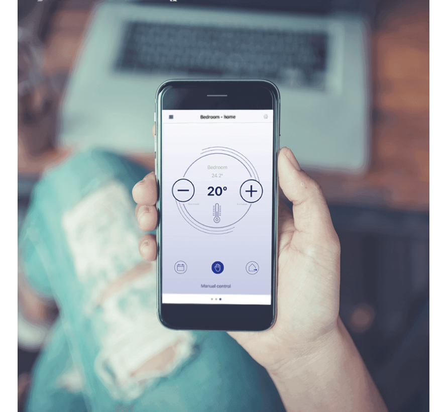 Adax Clea Wifi Elektrische Radiator Zwart 1200W