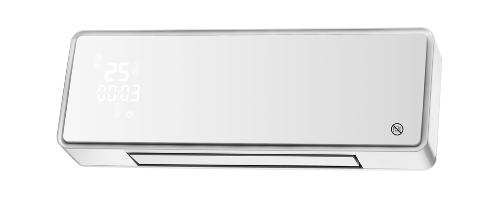 Keramische wandverwarming CeramiHeat met Wifi thermostaat