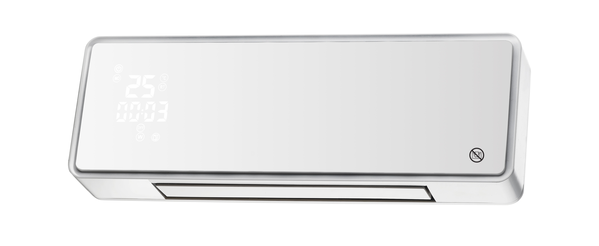 Keramische wandverwarming CeramiHeat met Wifi thermostaat