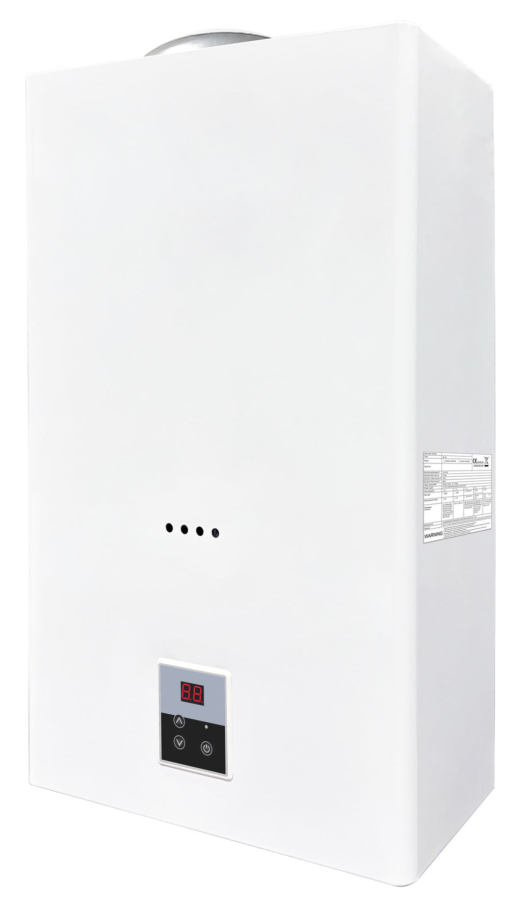 EcoTherm Electronische geiser Digitaal 14L Low Nox Propaan open kamer