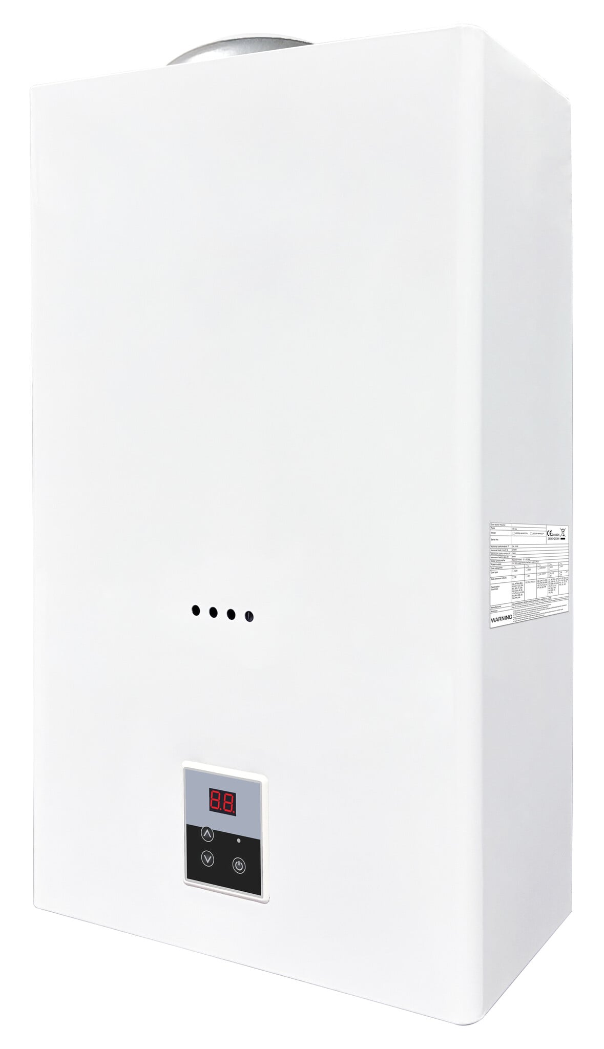 EcoTherm Electronische geiser Digitaal 14L Low Nox Propaan open kamer